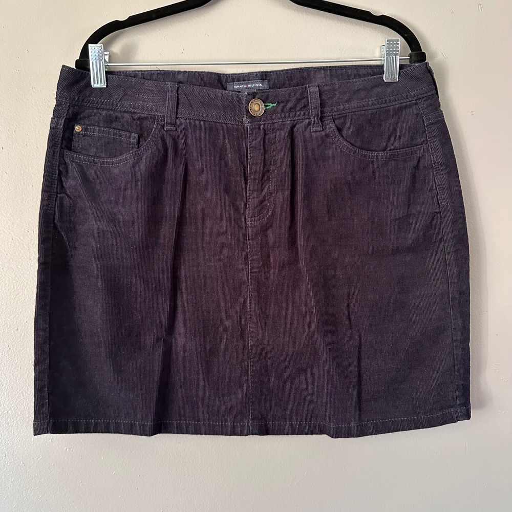 Tommy Hilfiger‎ Cordury Navy Mini Skirt